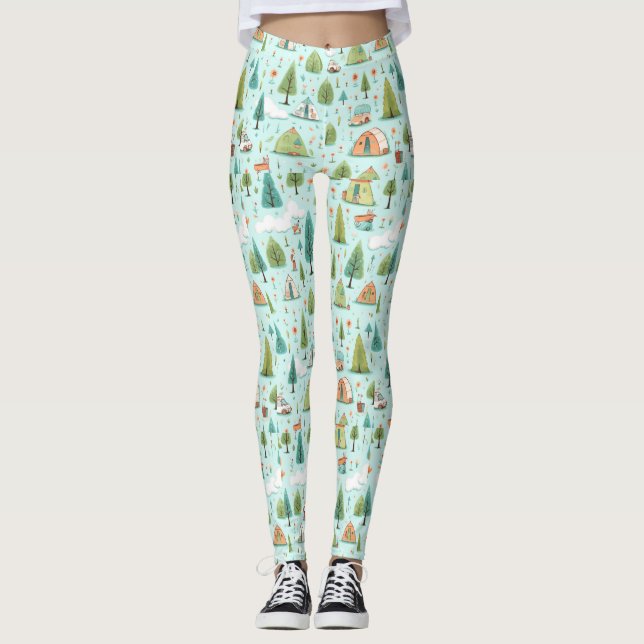 Leggings Personalizadas com Impressão Total (Frente)
