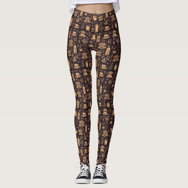 Leggings Personalizadas com Impressão Total (Frente)
