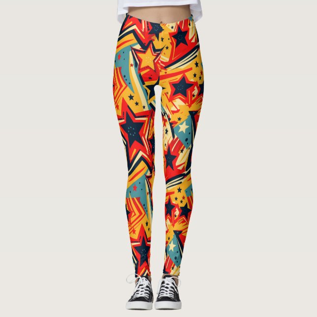 Leggings Personalizadas com Impressão Total (Frente)