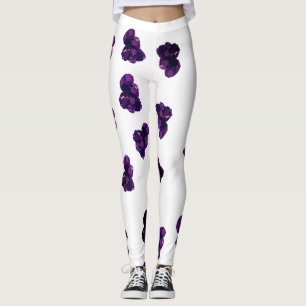 Leggings Personalizadas com Pedra de Cristal de Am