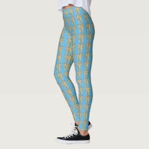 Leggings Personalizadas de Arte do Anjo do Guardiã