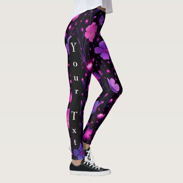 Leggings Personalizadas de Bloom Radiante (Direita)