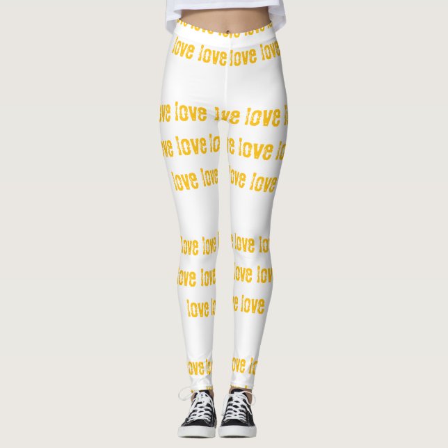 Leggings personalizadas de Design de amor - Na mod (Frente)