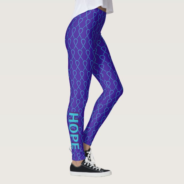 Leggings personalizadas de Friso de Consciência Ro (Direita)