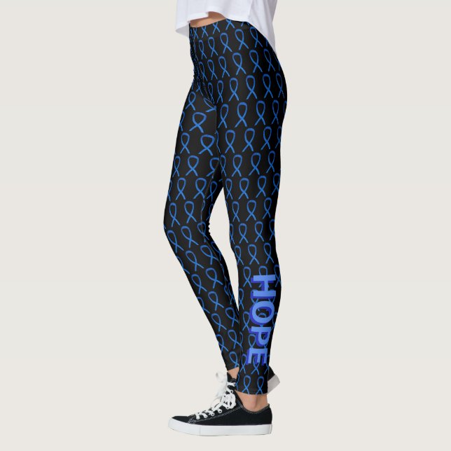 Leggings Personalizadas de Palavras de Sensibiliza (Esquerda)