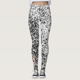Leggings Personalizadas MANCHADAS COM CRÂNIO DE AÇ
