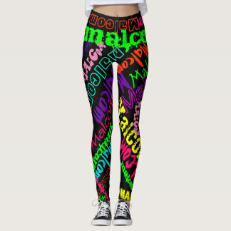 Leggings Personalizadas Nome Personalizado