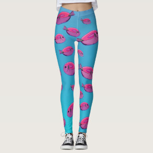 Leggings personalizadas Pink Fishes