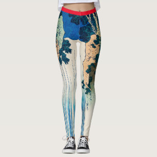 Leggings PERSONALIZÁVEIS DE IMPRESSÃO DE WOODBLOCK