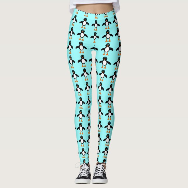 Leggings pinguins bonitos (Frente)