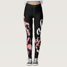 Leggings Plumeria Aloha