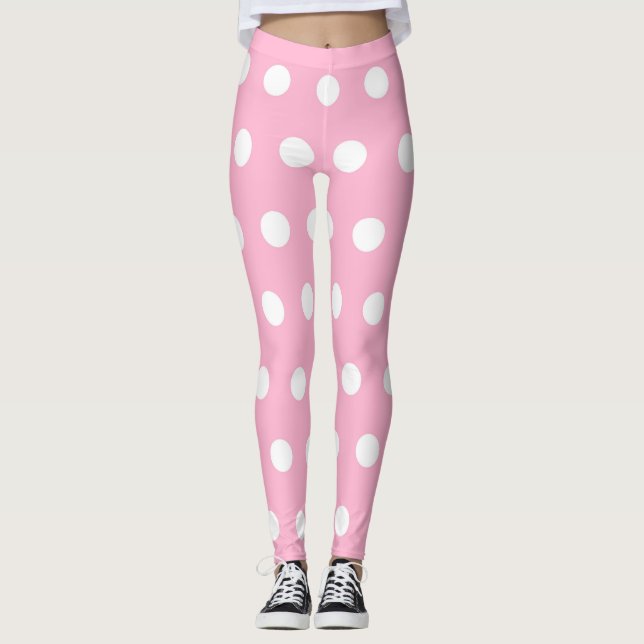 Leggings Ponto Rosa (Frente)
