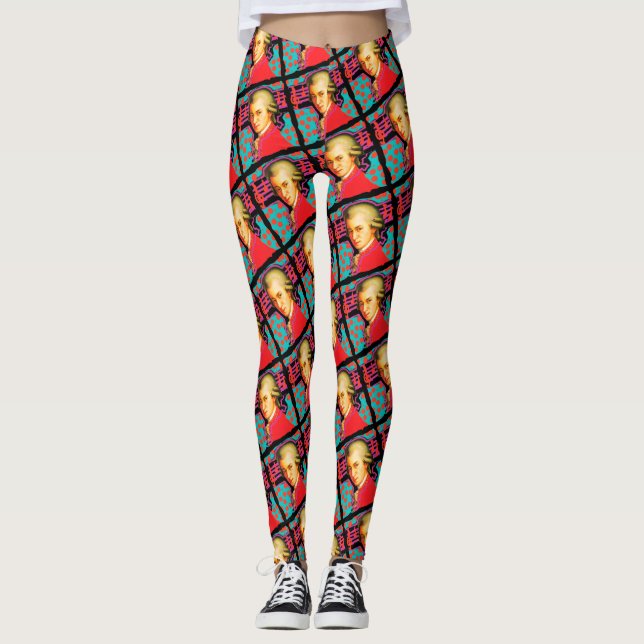 Leggings "pop-art" de Mozart (Frente)