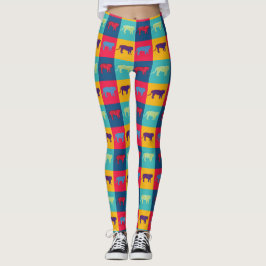 Leggings pop Art Tigers