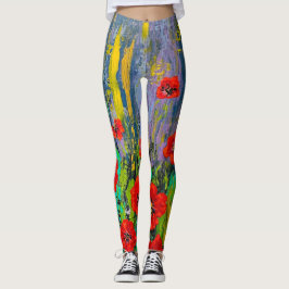 Leggings Poppies