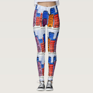 Leggings populares de vida em grandes cidades