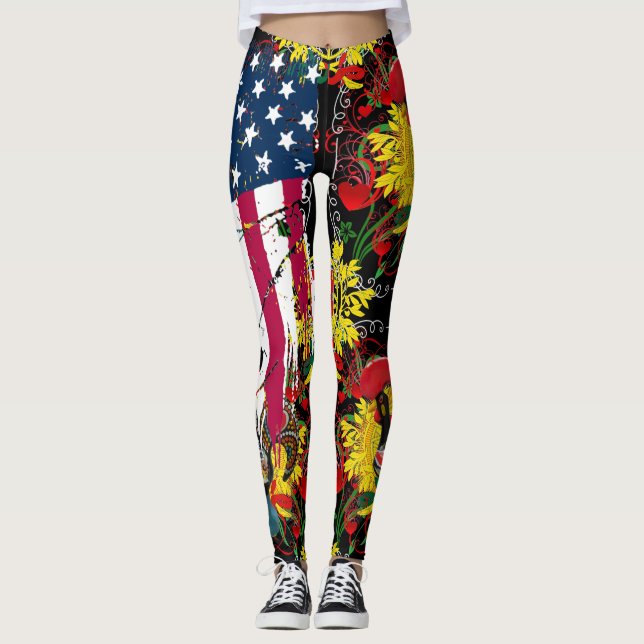 Leggings Portuguesas Americanas (Frente)