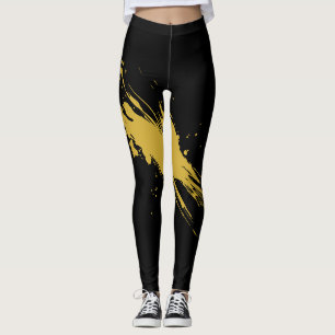Leggings Pretas de Cintura Alta Modernas para Uso