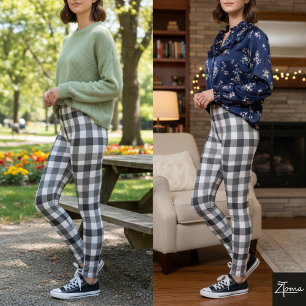 Leggings Preto e Branco Harmony