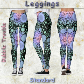 LEGGINGS - Problemas de bolhas - Design abstrato