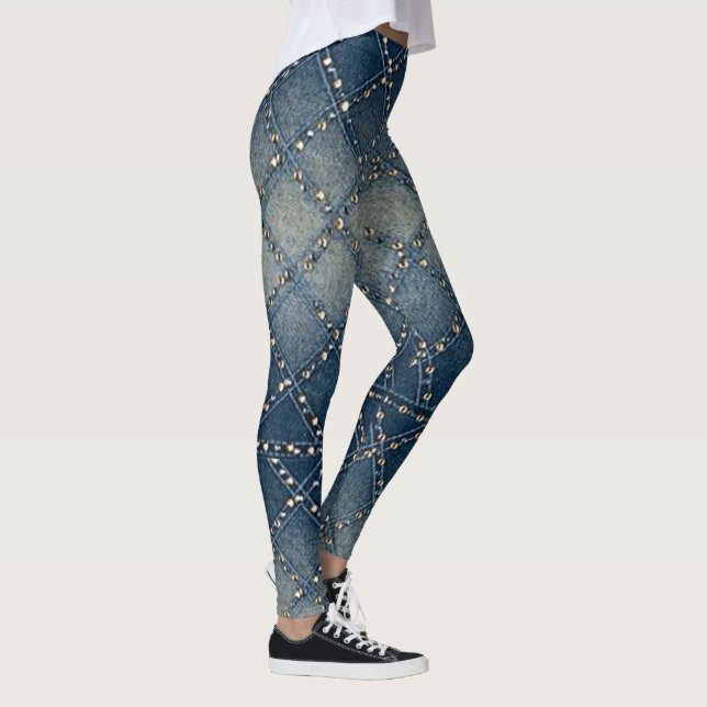 Leggings projetadas pela Denim (Direita)