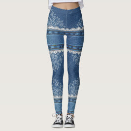 Leggings projetadas pela Denim