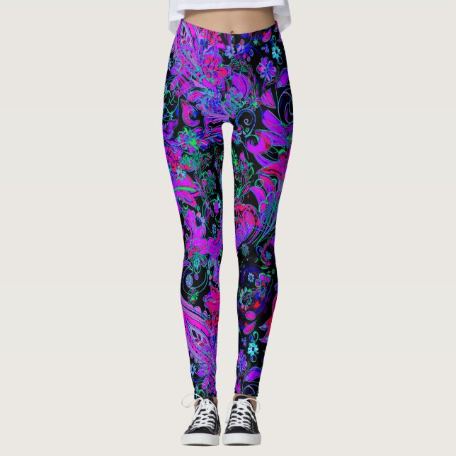 Leggings Psiquélicas Paisley (Frente)