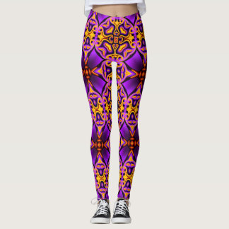 Leggings Púrpura Amarelas