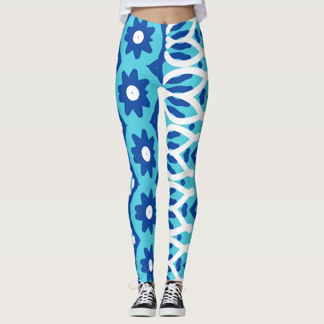 Leggings "Ratti_Creative_Arts" abstrato elegantes (Frente)