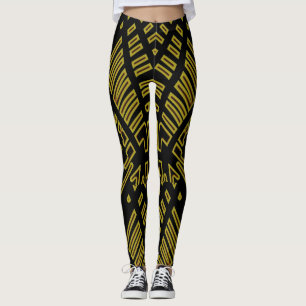 Leggings "Ratti_Creative_Arts" agudas pretas e ama