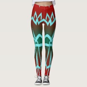 Leggings "Ratti_Creative_Arts" colorido e sem falh