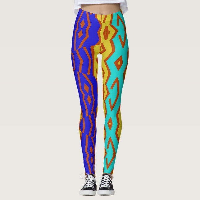 Leggings "Ratti_Creative_Arts" de abstrato (Frente)