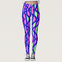 Leggings "Ratti_Creative_Arts" de abstrato multico