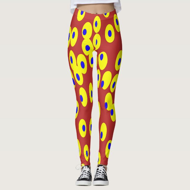 Leggings "Ratti_Creative_Arts" de abstrato multico (Frente)