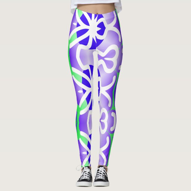 Leggings "Ratti_Creative_Arts" de abstrato multico (Frente)