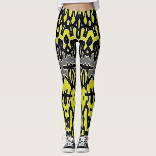 Leggings "Ratti_Creative_Arts" vibrantes modernas
