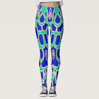 Leggings "Ratti_Creative_Arts" vibrantes modernas