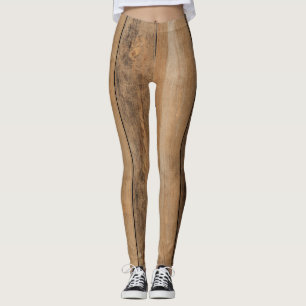 Leggings Realistas de Pavimentos de Madeira