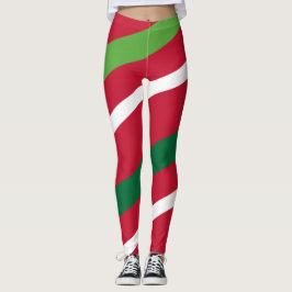 Leggings Red and Green Stripe #HolidayZ