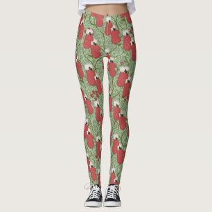 Leggings Red Mittens