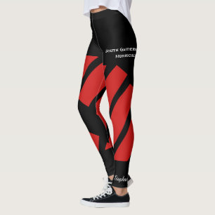 Leggings Red Team/Club com Shorts Falsos