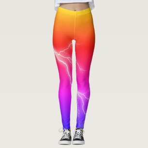 Leggings Relâmpago Colorido