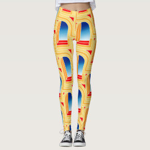 Leggings Retro Archway - Janela Casablanca