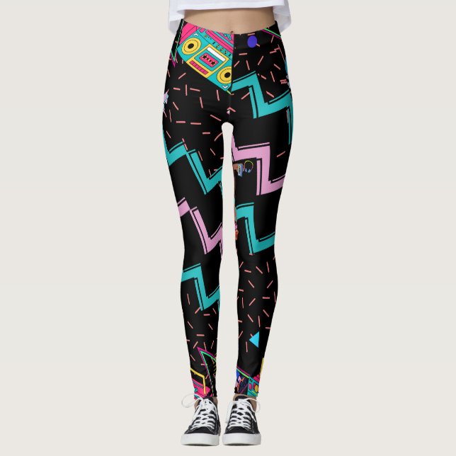 Leggings retroativas dos anos 90 (Frente)