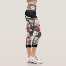 Leggings rosa - Capri (Cinza Escura)