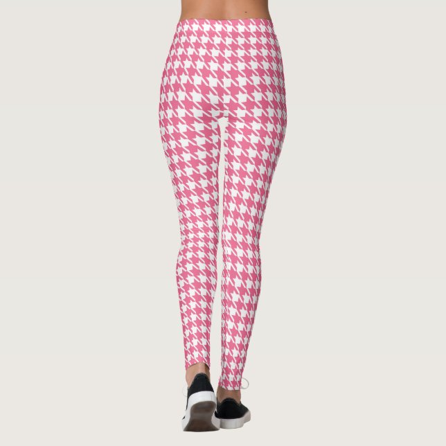 Leggings Rosa Xadrez Retro (Verso)