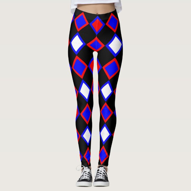 Leggings Rotas Azuis (Frente)