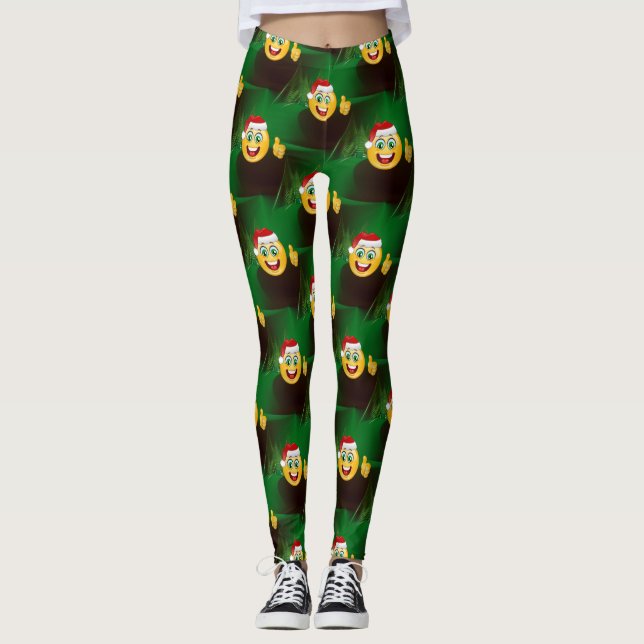 leggings santa claus emojis (Frente)