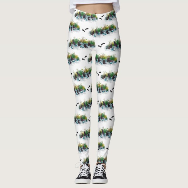 Leggings Seal Pup Party (escolha a cor) (Frente)