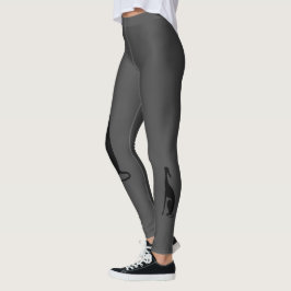 Leggings Sentadas de Greyhound - Cinzas Escuras